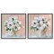 Stupell Industries Abstract Floral Vase 2 pc Framed Giclee Wall Art Set Design by Sally Swatland